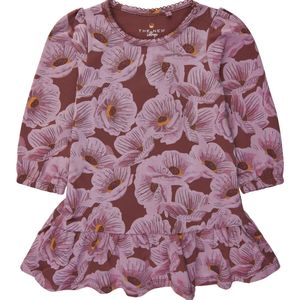 The New Siblings Jurk - TnsHaldora - Rose Brown m. Bloemen - The New - 1 jaar (80) - Jurk