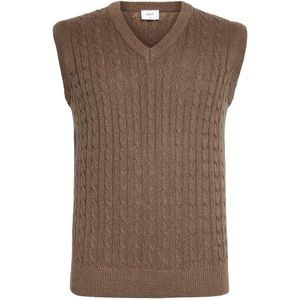 Grunt Vest - Gebreid - GrMoro - Nature Melange - Grunt - 10 jaar (140) - Vest