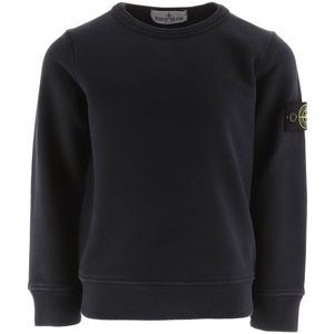 Stone Island - Sweatshirt - Navy Blue - Met Logo