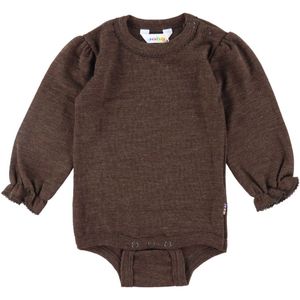 Joha Romper L/æ - Wol - Donkerbruin - Joha - 50 - Romper L/S