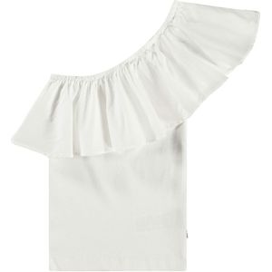 Molo Top - Rib - Rebecca - Knapperig White - Molo - 7-8 jaar (122-128) - Tanktop