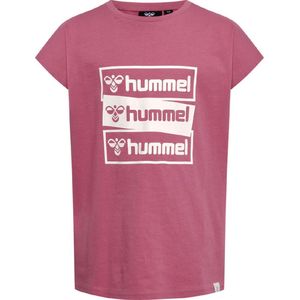 Hummel T-Shirt - hmlCaritas - Heather Rose - Hummel - 5 jaar (110) - T-Shirts