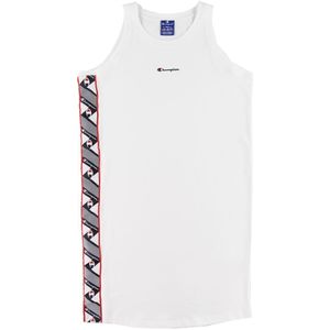Champion Fashion Jurk mouwloos - Wit m. Streep - Champion - 18-20 jaar - Jurk