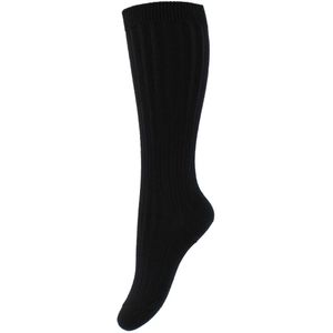 Condor Kniesokken - Rib - Zwart - Condor - 23/26 - Sokken