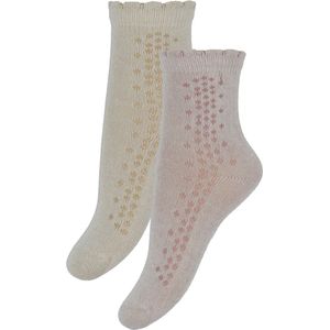 Minymo Sokken - 2-pack - Gepolijst Lilac - Minymo - 15/18 - Sokken