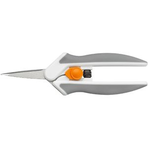 Fiskars Stoffenschaar - 13 cm - Grijs/Oranje - Fiskars - OneSize - Schaar