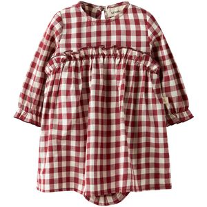 Biologisch Katoen - Jurkje - Geweven Stof - Lange Mouwen - Regular Fit