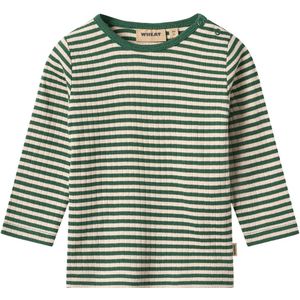 Wheat Blouse - Rib - Stijging - Green Stripe - Wheat - 2 jaar (92) - Shirts