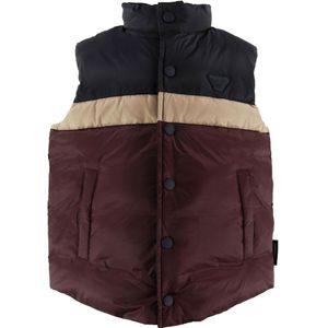 Emporio Armani Donsvest - Bordeaux/Navy m. Streep - Emporio Armani - 6 jaar (116) - Donsvest