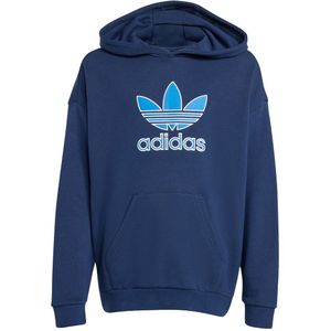adidas - Hoodie - Zwart - Katoenmix - Losse Pasvorm