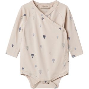 MarMar Wikkelromper l/s - Modaal/Katoen - Belito - Air Ballon - MarMar - 62 - Romper L/S