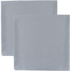 Müsli Hydrofiele Doek - 2-pack - 75x75 - Jasmin Blue - Müsli - OneSize - Hydrofiele Doek