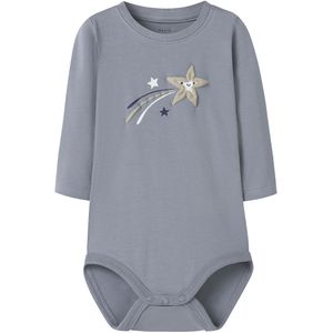 Name It Romper l/s - NbmVroels - Tradewinds/Shootingstar - Name It - 1 jaar (80) - Romper L/S