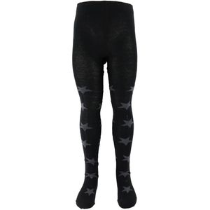 Minymo Panty's - Zwart m. sterren - Minymo - 56/62 - Panty's