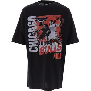 New Era T-Shirt - Grafische NBA-speler - Chicago Bulls - Zwart - New Era - L - Large - T-Shirts