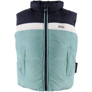 Emporio Armani Donsvest - Turkoois/Navy m. Streep - Emporio Armani - 1 jaar (80) - Donsvest