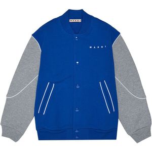 Marni Cardigan - Blauw/Grijs Gevlekt m. Print - Marni - 12 jaar (152) - Cardigan