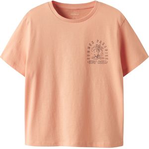 Name It T-Shirt - NkmPreddi - Peach Nectar - Name It - 6 jaar (116) - T-Shirts