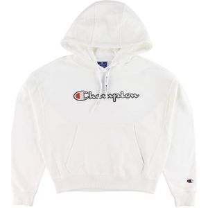 Champion Fashion Hoodie - Wit m. Logo - Champion - 16-18 jaar (176-188) - Hoodie