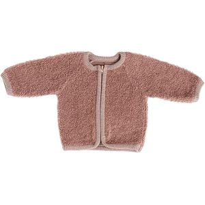 Smallstuff Cardigan m. Rits - Wol - Rose - Smallstuff - 56/62 - Cardigan