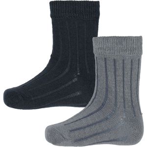 Minymo Sokken - 2-pack - Sleet - Minymo - 15/18 - Sokken