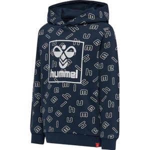 Hummel Hoodie - HmlAlmar - Black Iris - Hummel - 4 jaar (104) - Hoodie