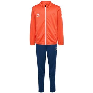 Hummel Trainingspak - HmlLogo - Oost-Indische kers/Dark Denim - Hummel - 6 jaar (116) - Trainingspak
