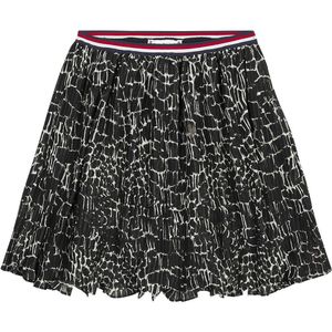 Tommy Hilfiger Rok - Zwarte dierenprint - Tommy Hilfiger - 4 jaar (104) - Rok