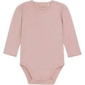 Fixoni Romper l/s - Shadow Grijs - Fixoni - 50 - Romper L/S