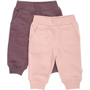 Minymo Joggingbroek - 2-pack - Misty Rose - Minymo - 50 - Joggingbroek