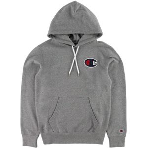 Champion Fashion Hoodie - Grijs Gevlekt m. Logo - Champion - 16-18 jaar (176-188) - Hoodie