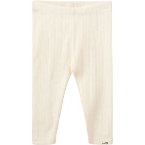 Sofie Schnoor Leggings - Nalinesb - Off White m. Pointelle - Sofie Schnoor - 2 jaar (92) - Leggings