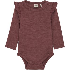 CeLaVi Romper L/æ - Wol - Wild Ginger Gemeleerd - CeLaVi - 50 - Romper L/S