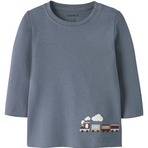 Name It Blouse - NbmVobbi - Vuursteen Stone/Train - Name It - 68 - Shirts