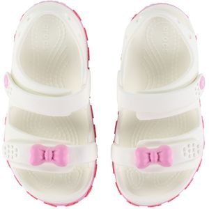 Crocs Sandalen - Crocband Cruiser Huisdier Sandalen T - Wit/Roze - Crocs - 24/25 - Sandalen