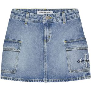 Calvin Klein Rok - Zakken Denim - Krijtachtig Blue - Calvin Klein - 16 jaar (176) - Rok