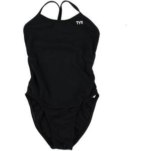 TYR Zwempak - Solid Durafast Cutoutfit - Zwart - TYR - 128 - Badmode