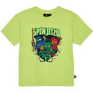 LEGO® Wear Ninjago T-Shirt - LwTaffy - Helder Green - LEGO® Wear - 4 jaar (104) - T-Shirts