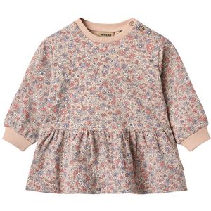 Wheat Jurk - Zweet - Zenia - Rose Dust Bloemen - Wheat - 74 - Jurk
