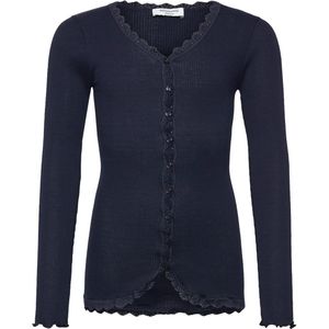 Rosemunde Cardigan - Rib - Balta - Navy m. Veter - Rosemunde - 8 jaar (128) - Cardigan
