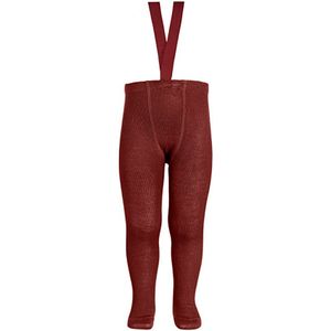 Condor Panty's m. Bretellen - Wol/Acryl - Granaat - Condor - 3-6 mnd - Panty's