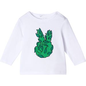 Stella McCartney Kids Blouse - Peace Leaf - Wit - Stella McCartney Kids - 68 - Shirts