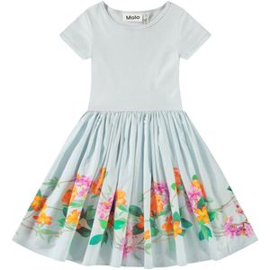 Molo Jurk - Rib - Cissa - Jungle Bloemen m. Bloemenprint - Molo - 3-4 jaar (98-104) - Jurk
