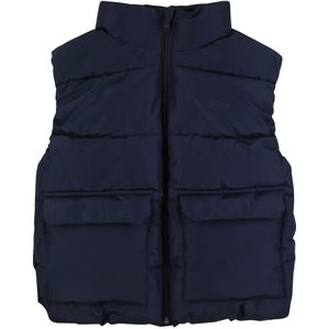 BOSS Gewatteerd Vest - Navy - BOSS - 14 jaar (164) - Donsvest