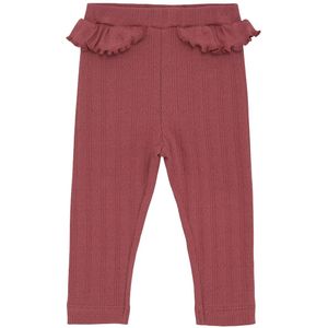 En Fant Leggings - Rib - Roan Rouge m. Pointelle - En Fant - 68 - Leggings