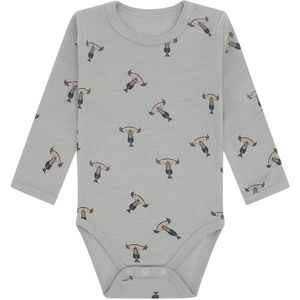 Hust and Claire Romper l/s - Wol/Bamboe Viscose - Baloo - Strong - Hust and Claire - 62 - Romper L/S