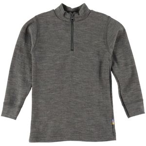 Joha Blouse m. Rits - Wol - Grijs - Joha - 90 - Shirts