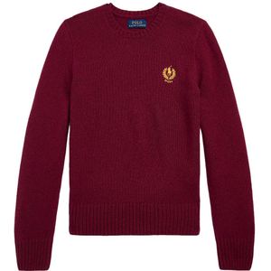 Polo Ralph Lauren Blouse - Wol - Classics ll - Rood - Polo Ralph Lauren - 8-10 jaar (128-140) - Shirts