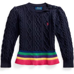 Polo Ralph Lauren Blouse - Gebreid - Boston Commons - Donkerblau - Polo Ralph Lauren - 2 jaar (92) - Shirts