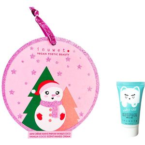 Inuwet Handcrème - Santa Snowman Bol - Vanille Coco - Inuwet - OneSize - Verzorgingsproducten